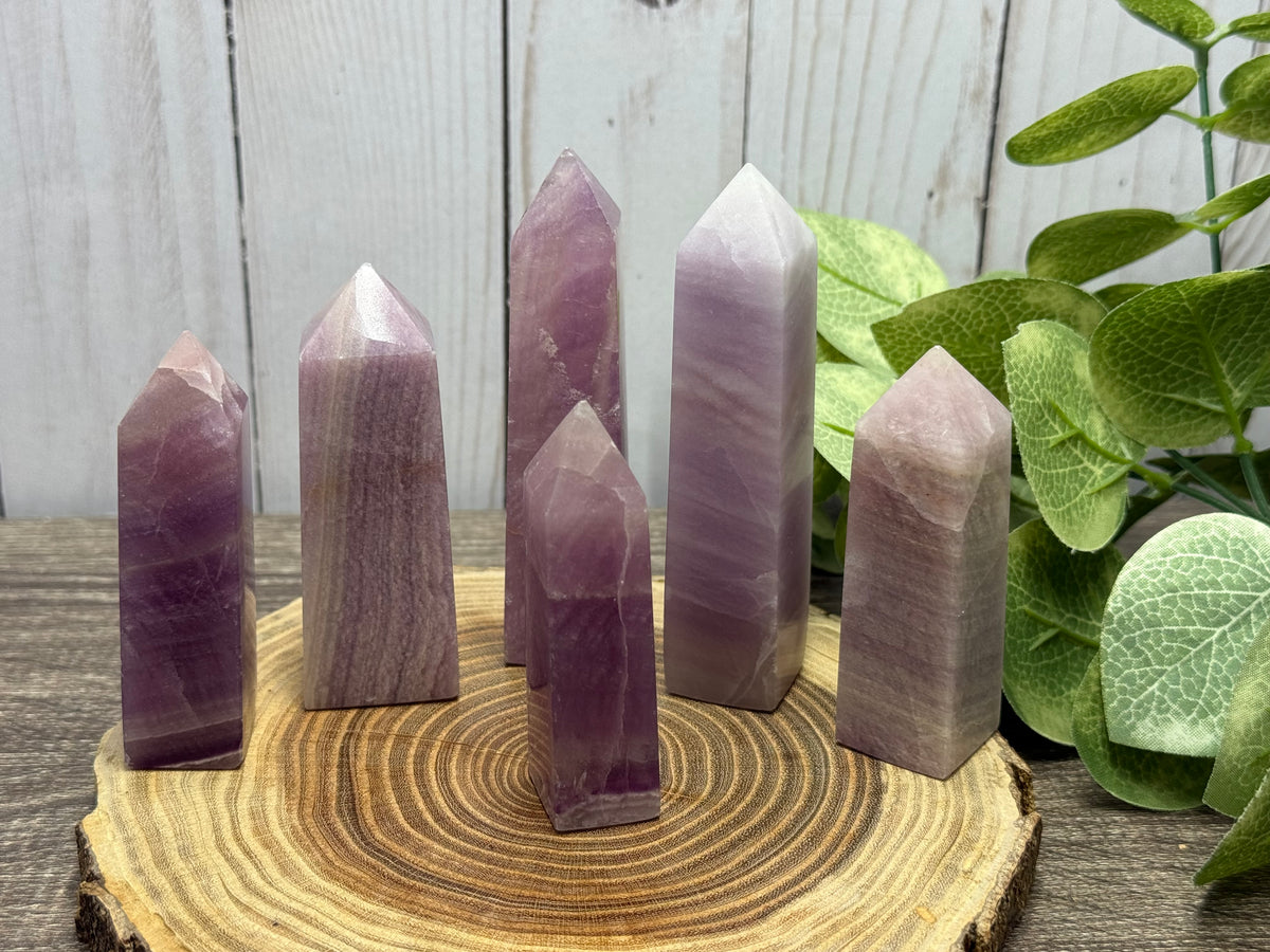 Purple Fluorite Towers