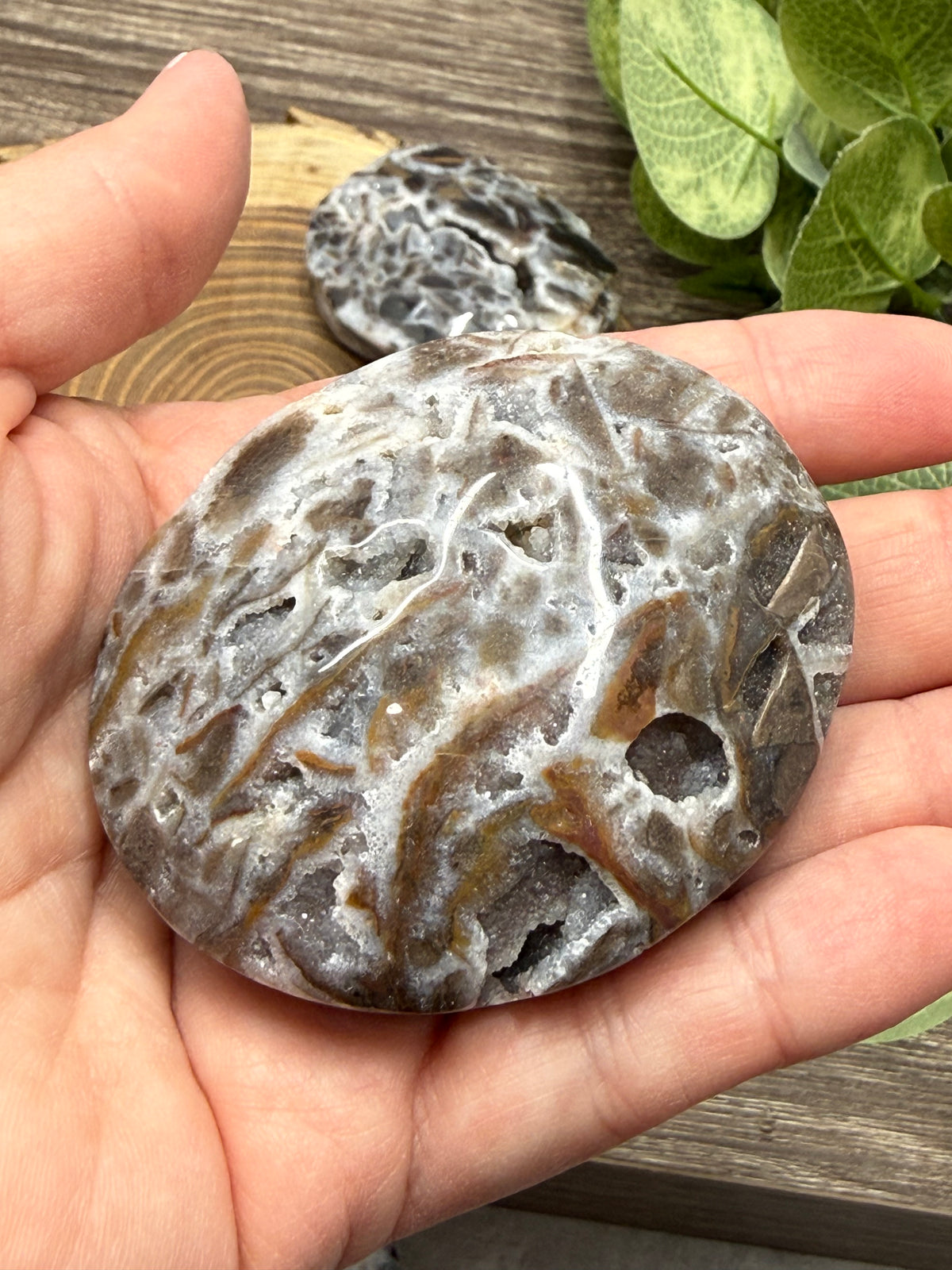 Sphalerite Palm Stones