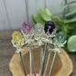 Fluorite Rose Hair Pins