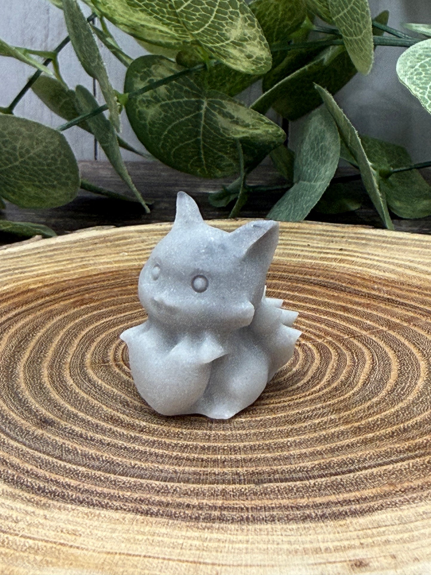Small Nine Tailed Fox Carvings