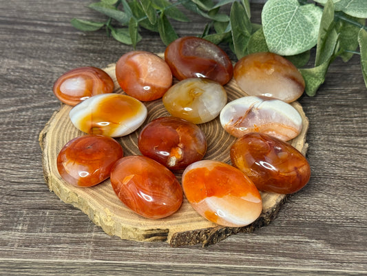 Carnelian Palm Stones