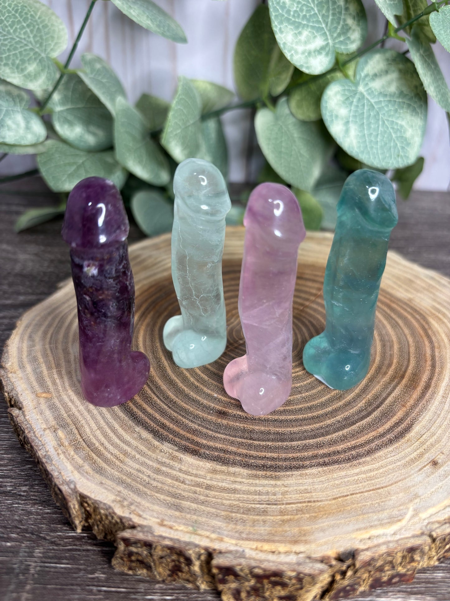 Fluorite Penis Carving