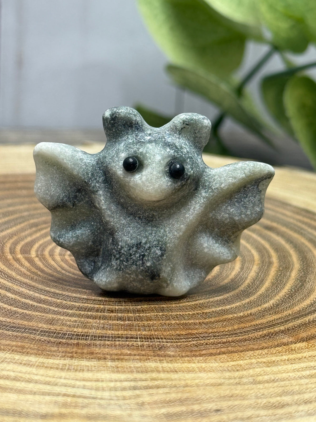 Crystal Bat Carving