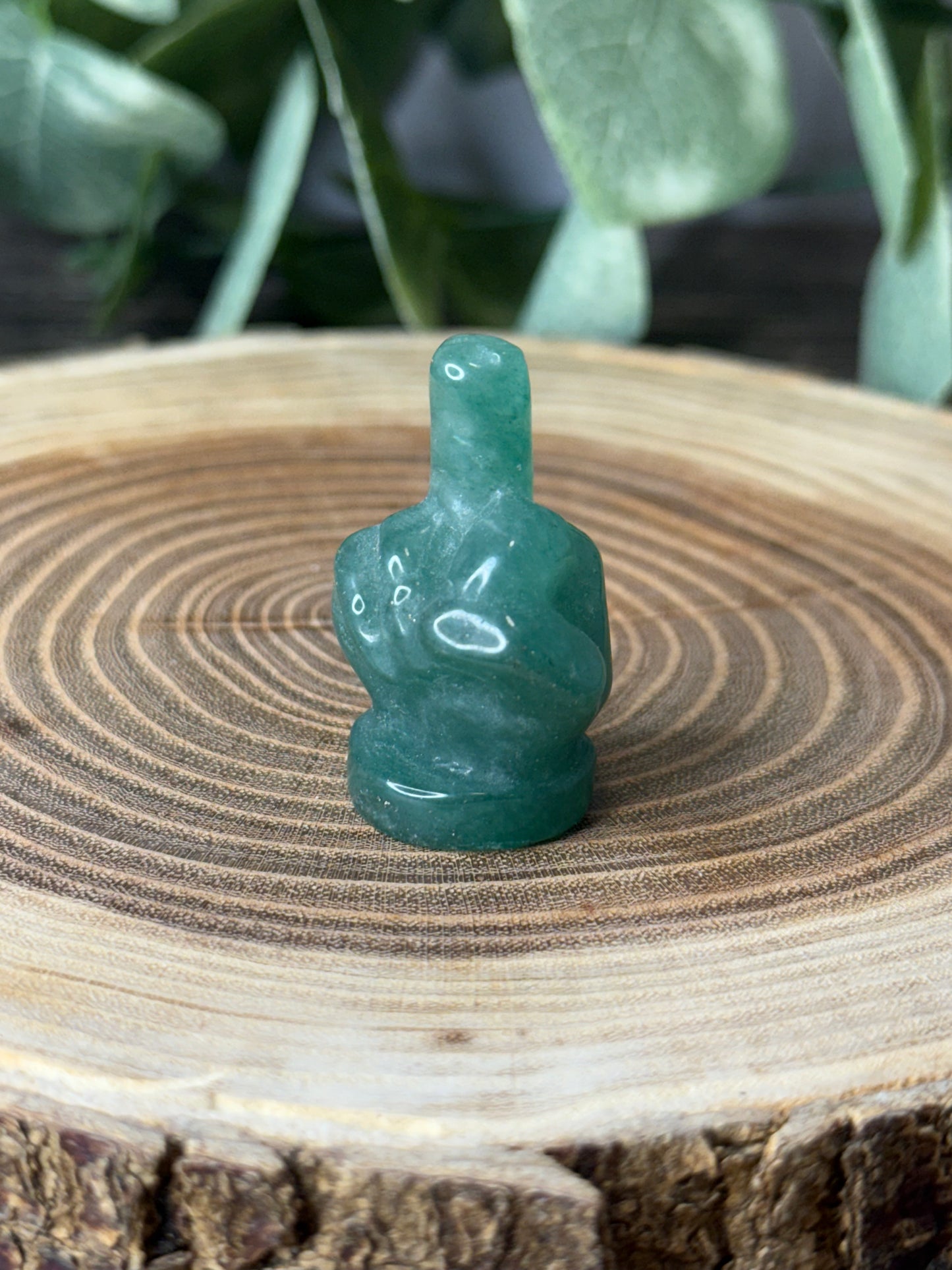 Middle Finger Up - Carving