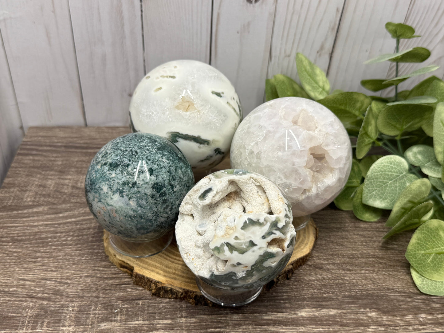 Moss Agate Spheres