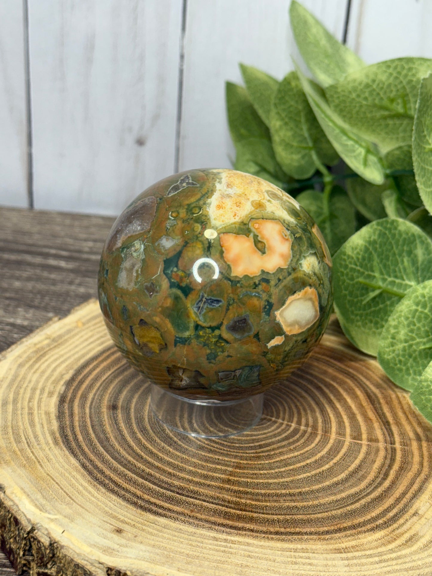 Rainforest Agate Sphere