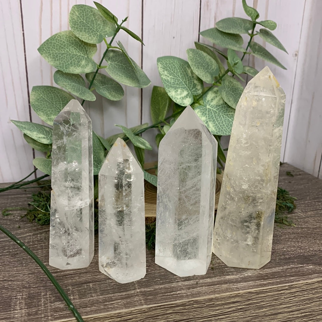 Clear Quartz Towers