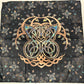 Altar Cloth suede - Tree of Life, Celtic knots