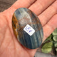 Blue Onyx Palm Stone