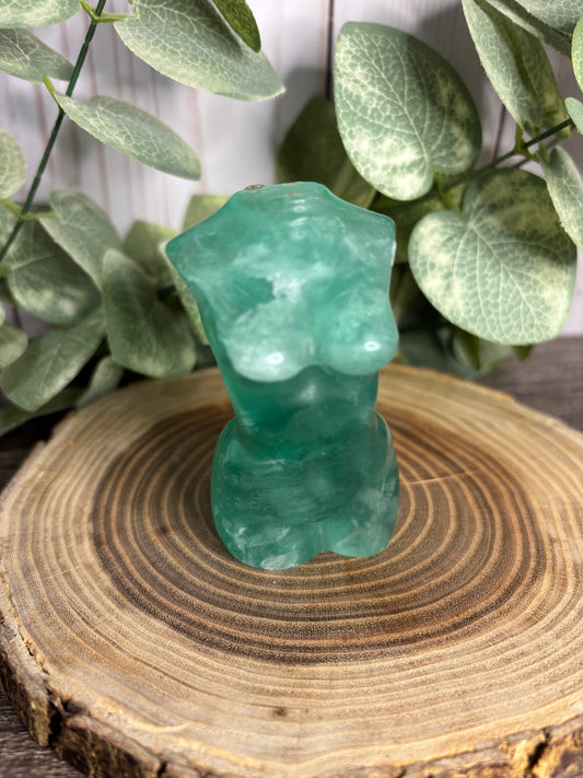 Green Fluorite Goddess Body
