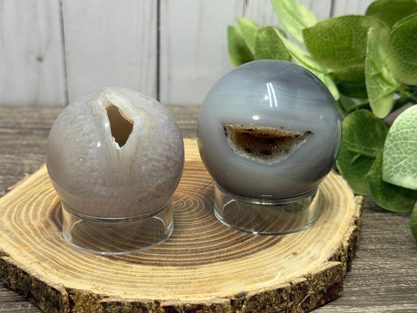 Agate Druzy Spheres