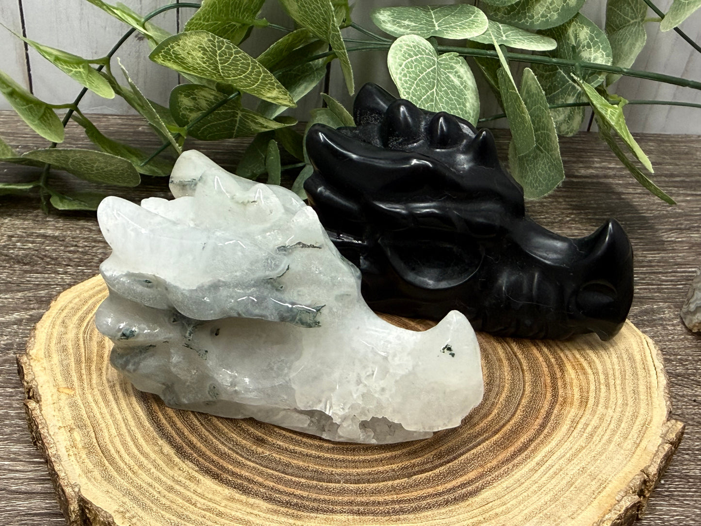 Dragon Head Carvings