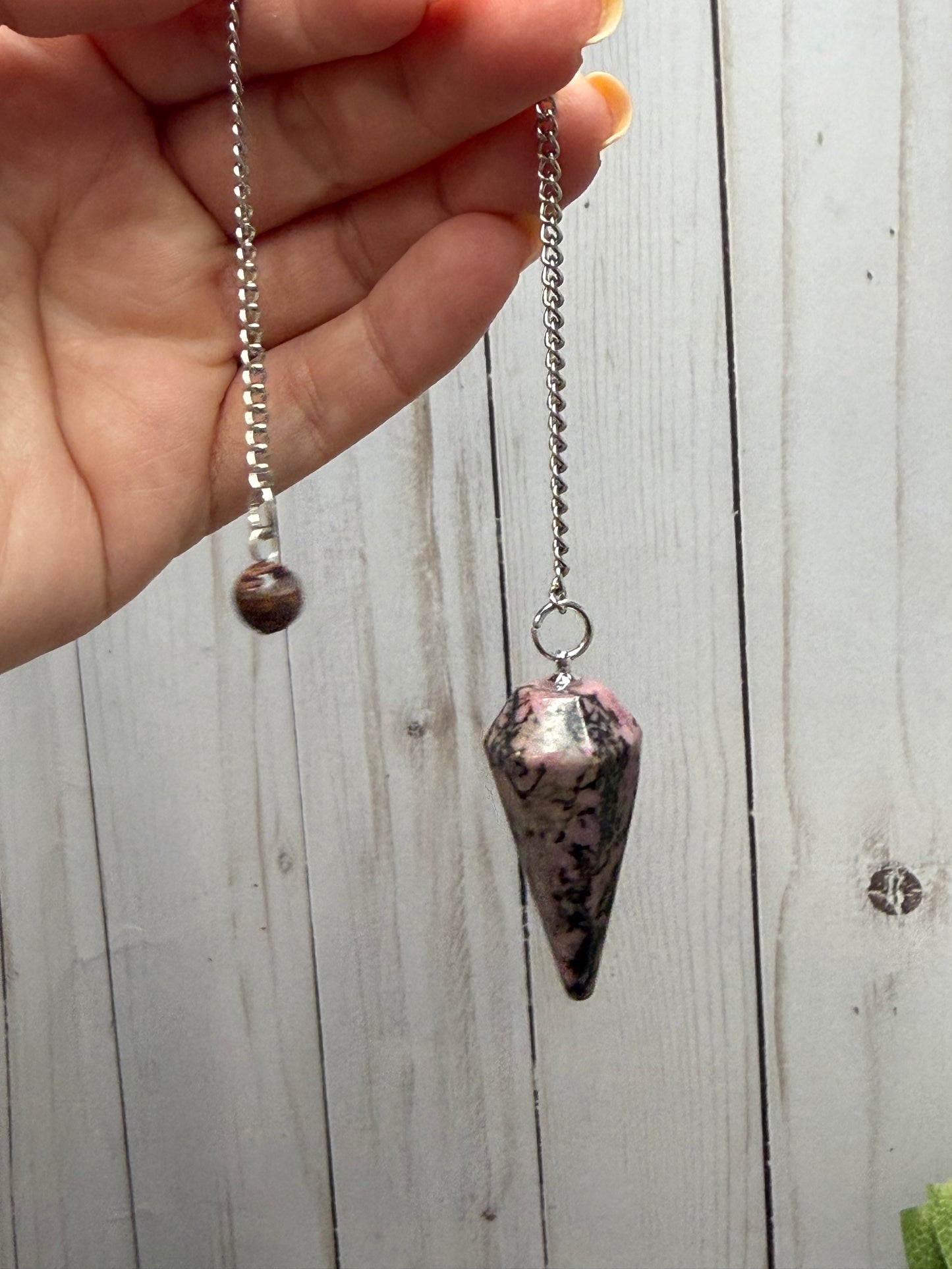 Pendulum Tapered Style - Rhodonite