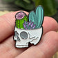 Skull with Cactus Pin