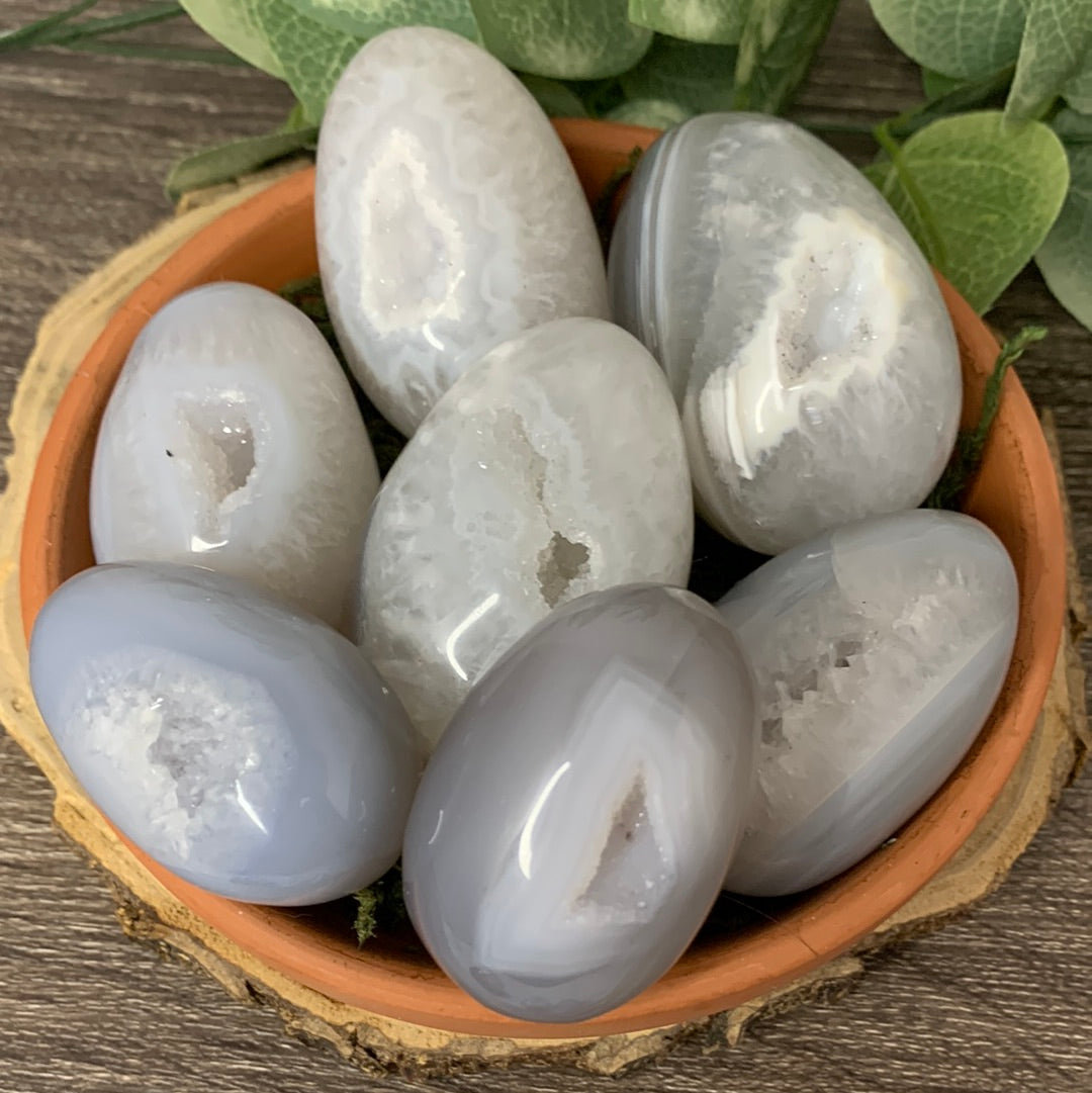 Druzy Agate Eggs