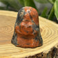 Crystal Ghost Carving Holding A Heart
