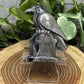 Bird on Toombstone - Sheen Obsidian