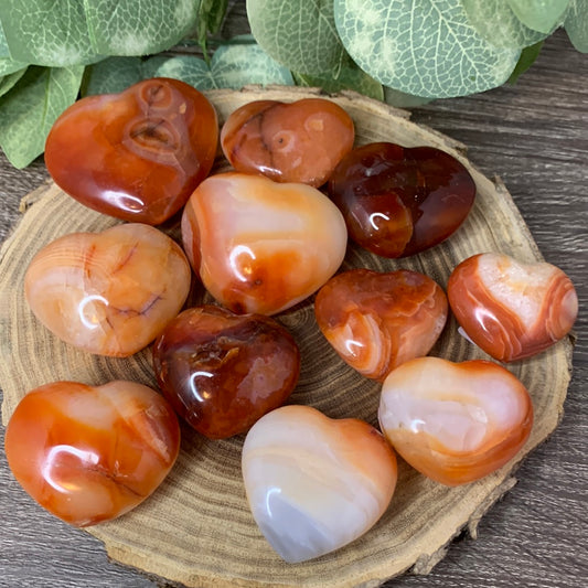 Carnelian Hearts (set 2)