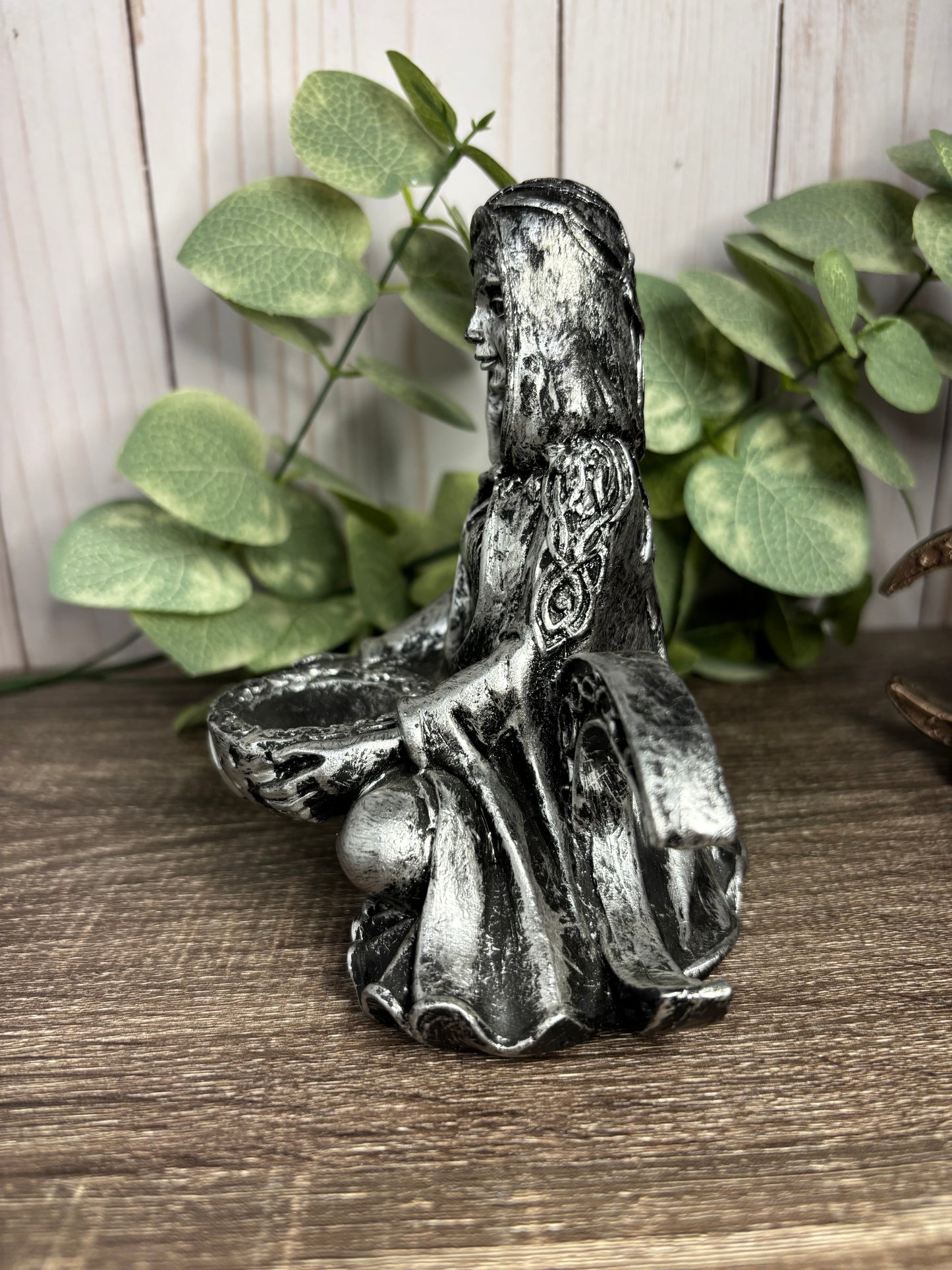 Triple Moon Goddess Sphere Holder/Stand