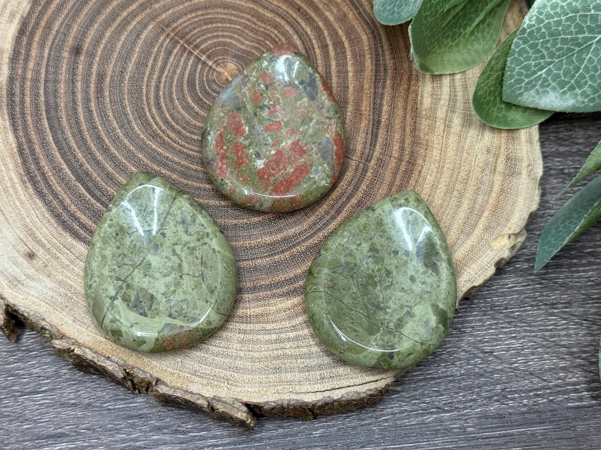 Worry Stones - Oval, Heart, Teardrop