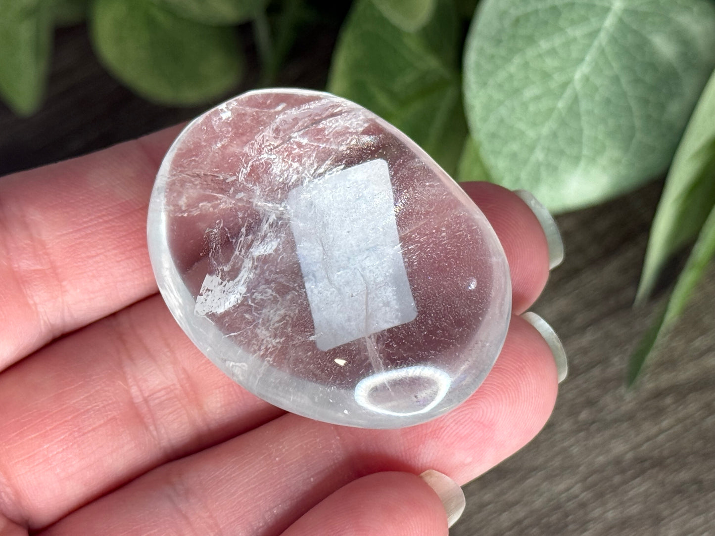 Smaller Clear Quartz Palm Stones