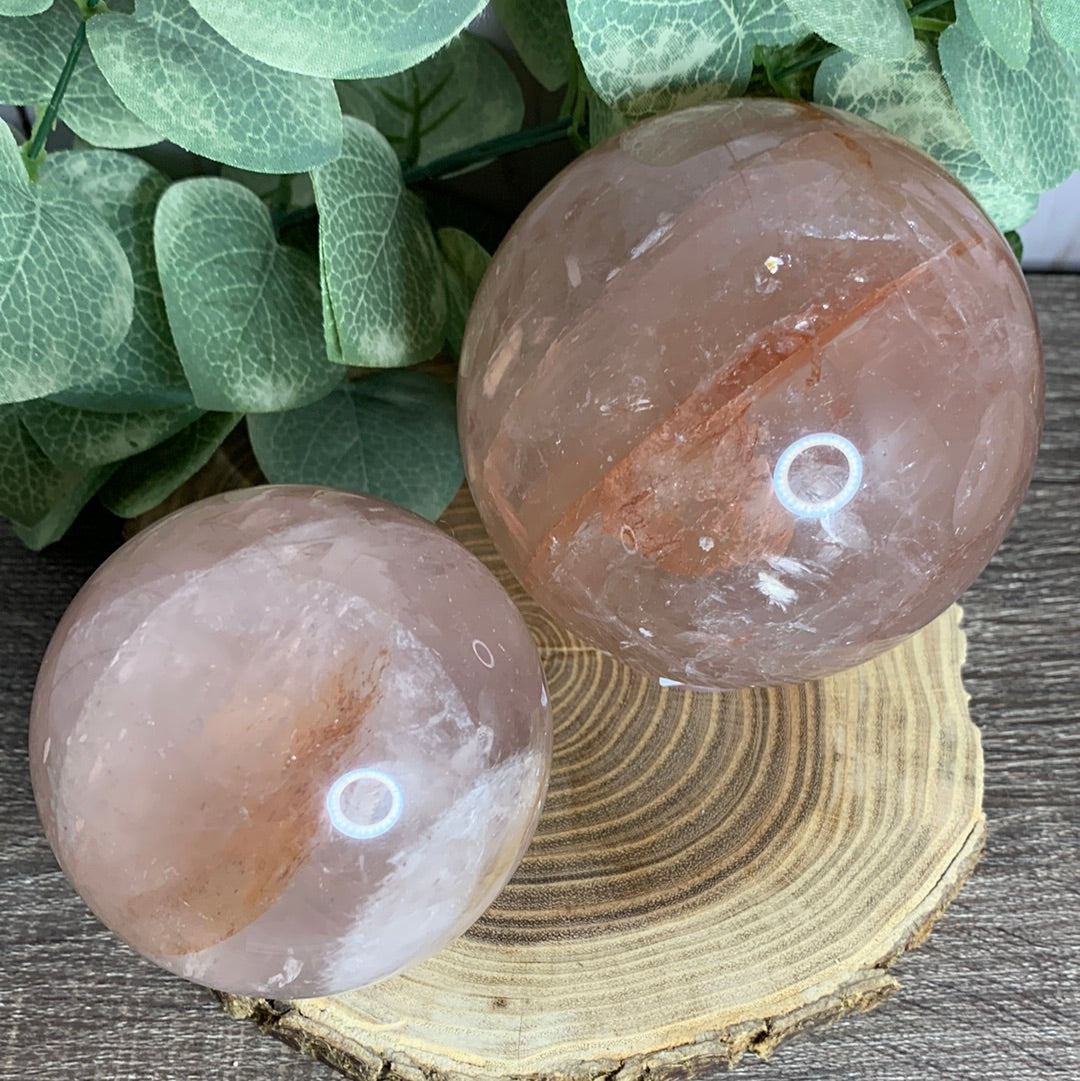 Fire Quartz Sphere