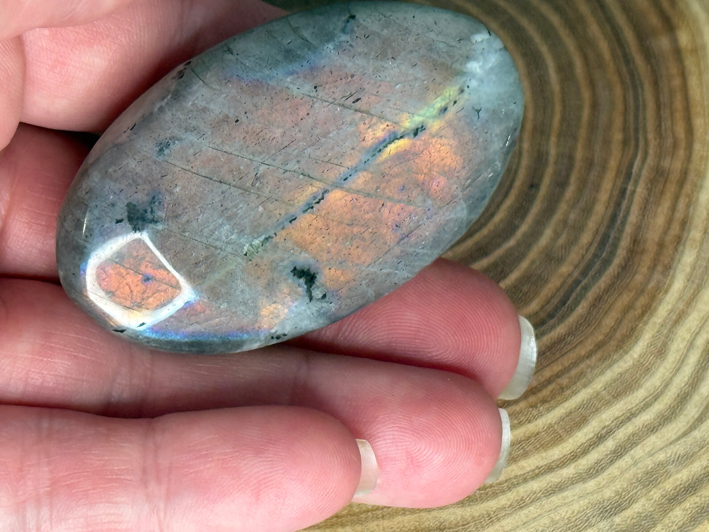 Labradorite Palm Stones