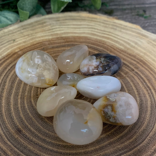 Flower Agate Tumbles