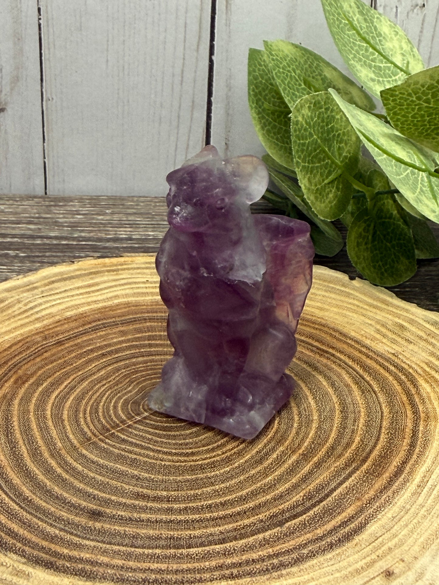Griffin Flourtite Carving