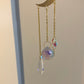 Gold Sun Catcher - Moon