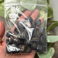 Black Obsidian Rune Stones Set Crystal with Elder Futhark Letterings
