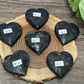 Garnet and Astrophyllite Hearts