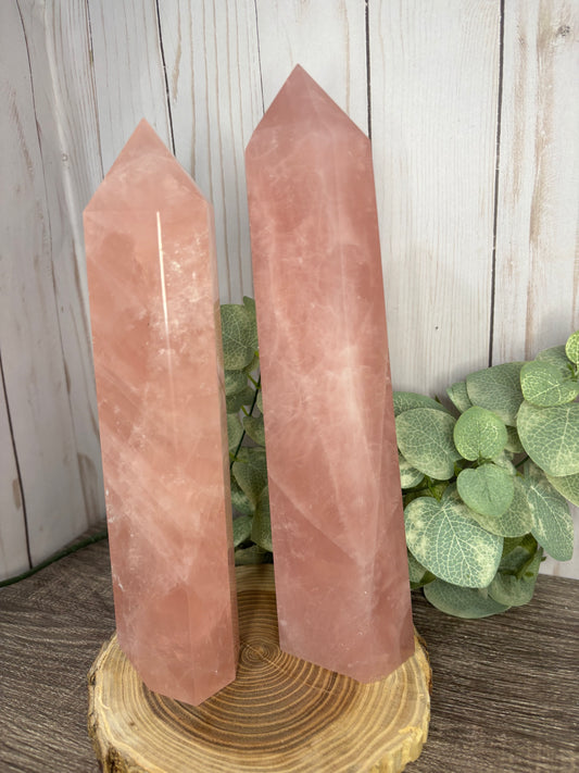 Rose Quartz Towers - Statement Pieces