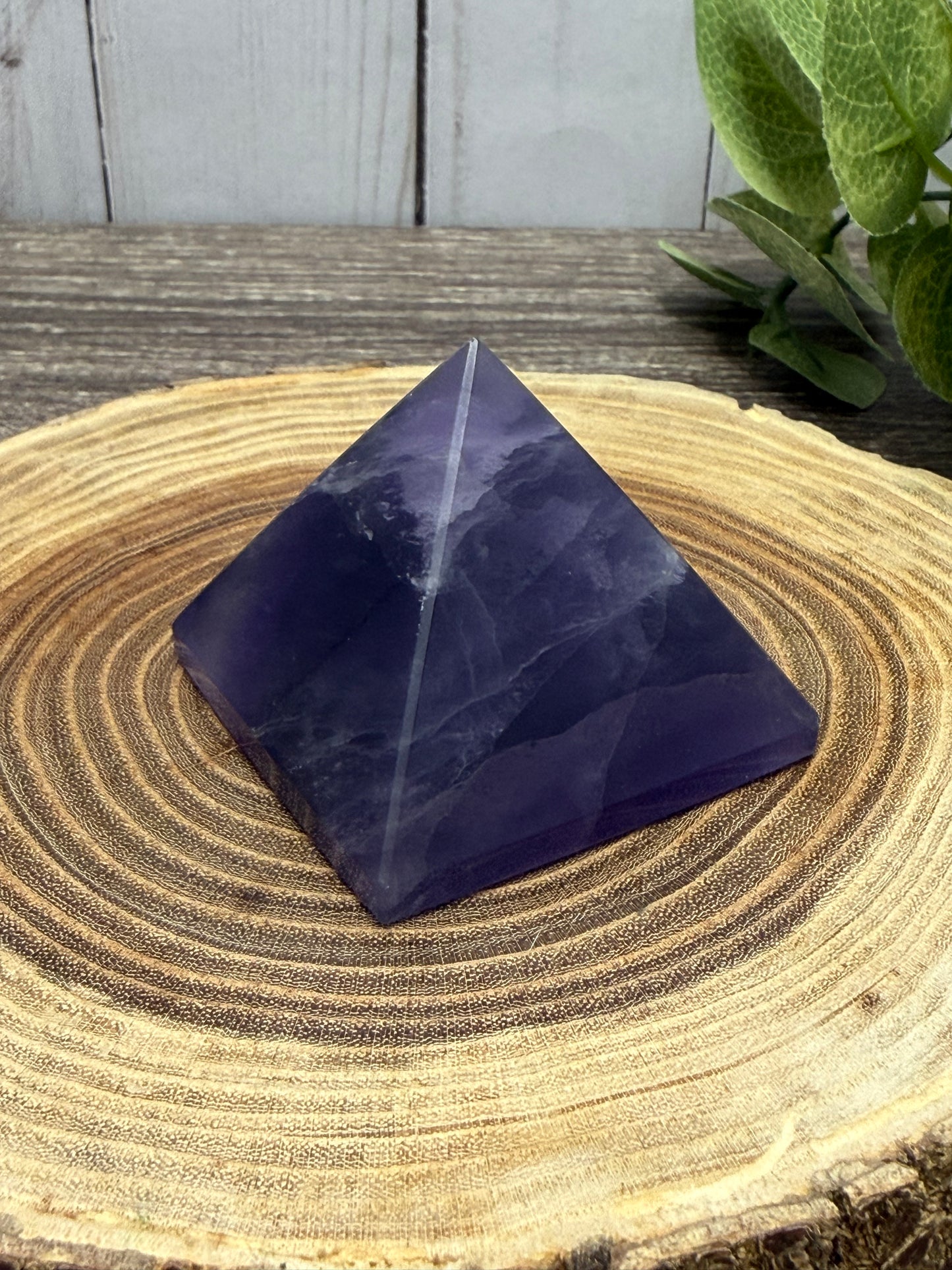 Purple Fluorite Pyramid