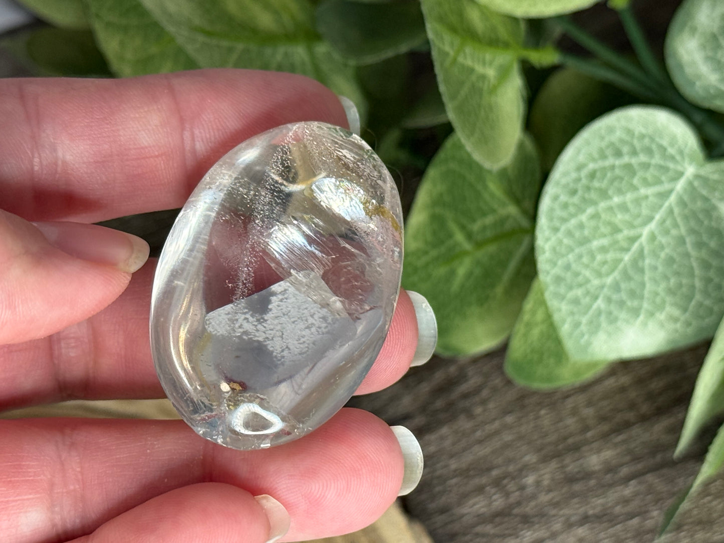 Smaller Clear Quartz Palm Stones
