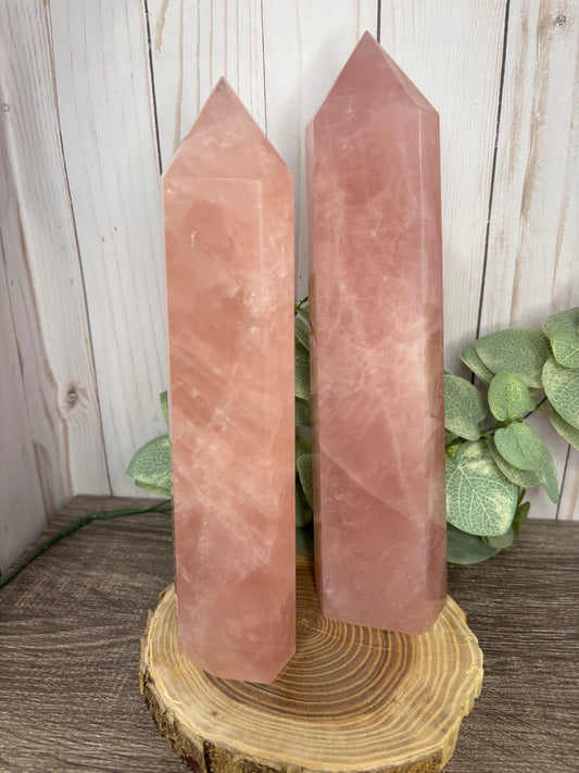 Rose Quartz Towers - Statement Pieces