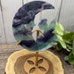 Fairy and Moon Carving on Stand