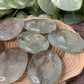 Prasiolite (Green Amethyst) Palm Stone