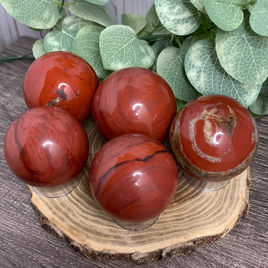 Red Jasper Spheres