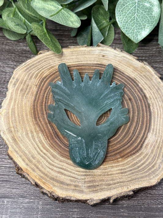 Dragon Mask Carvings
