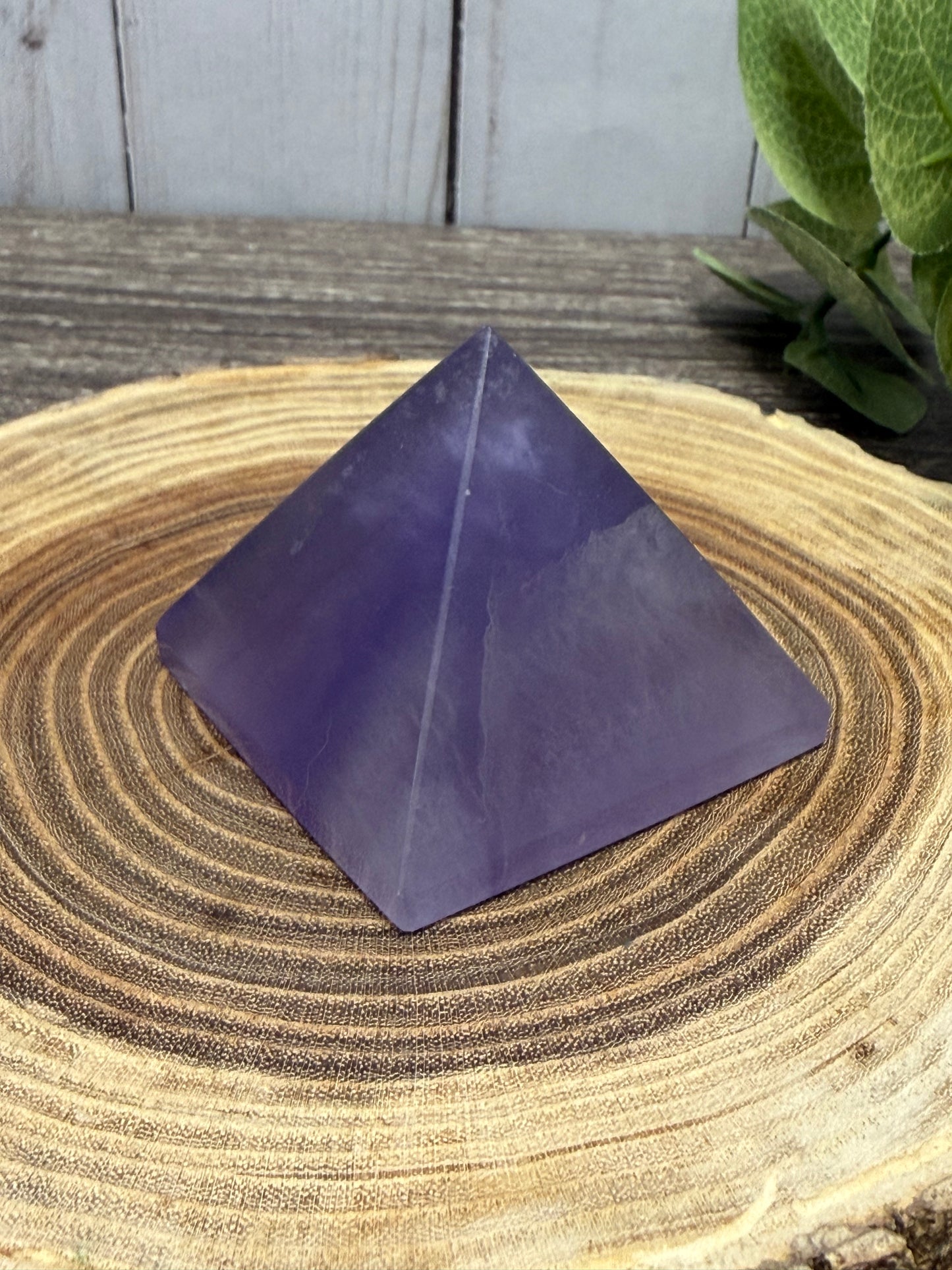 Purple Fluorite Pyramid