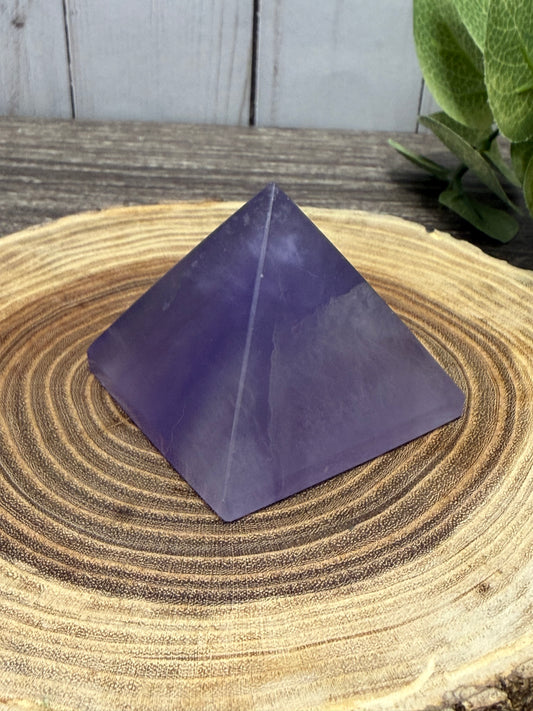Purple Fluorite Pyramid