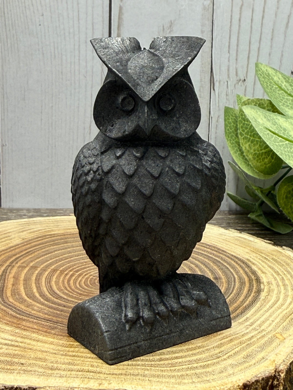 Shungite Owl Carvings