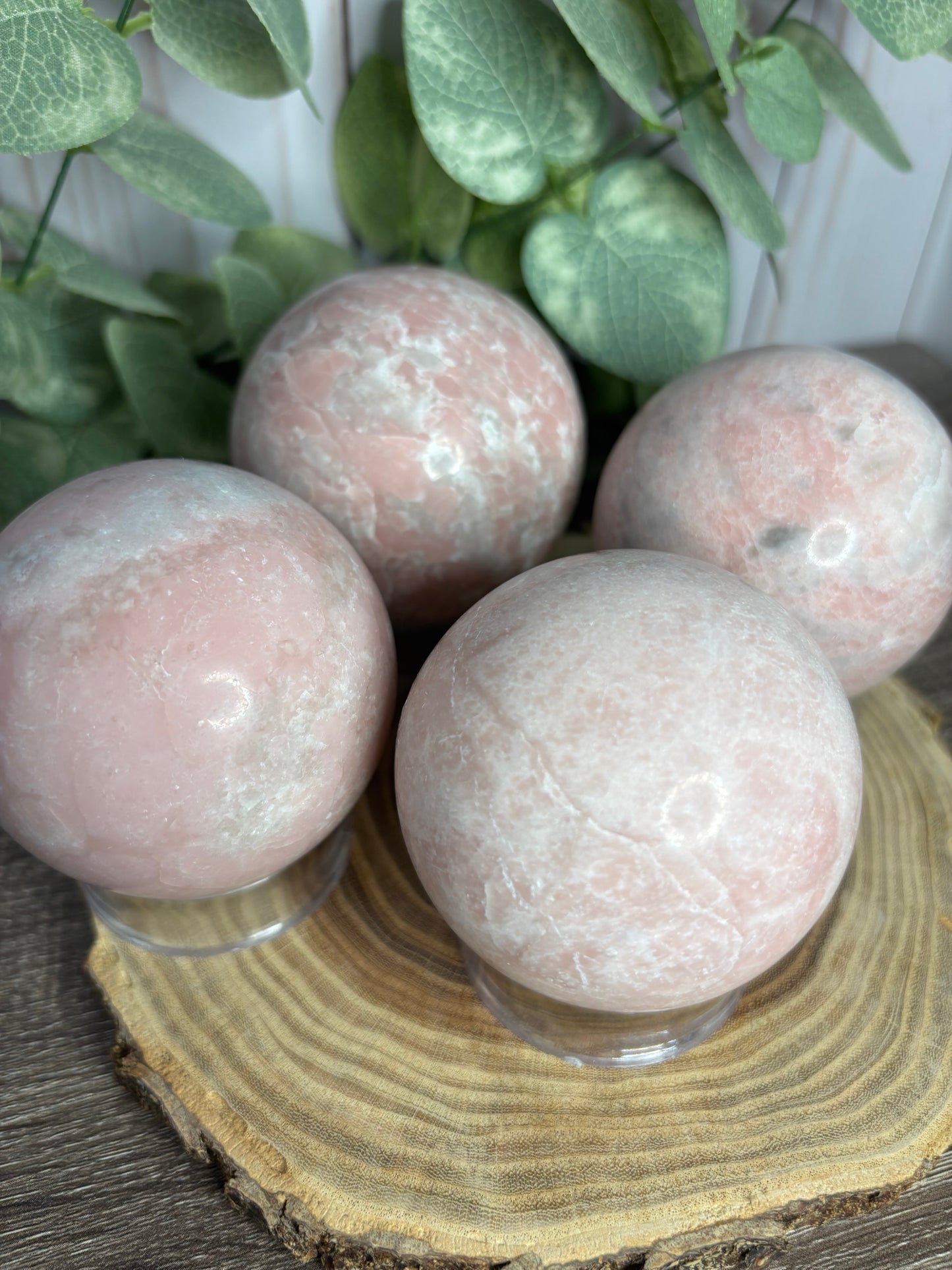 Pink Opal Spheres