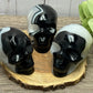 Black Agate Skulls
