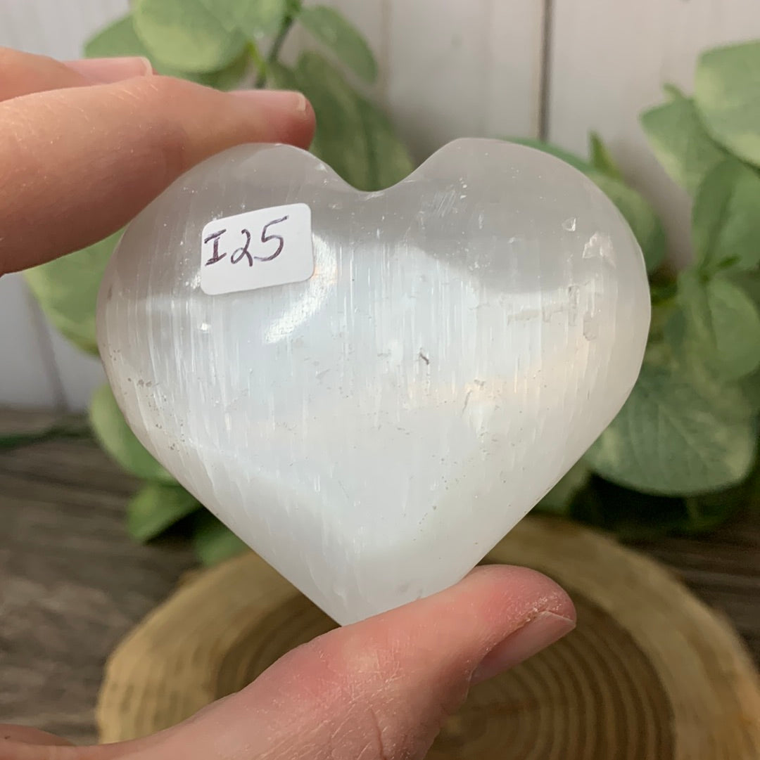 Selenite Hearts