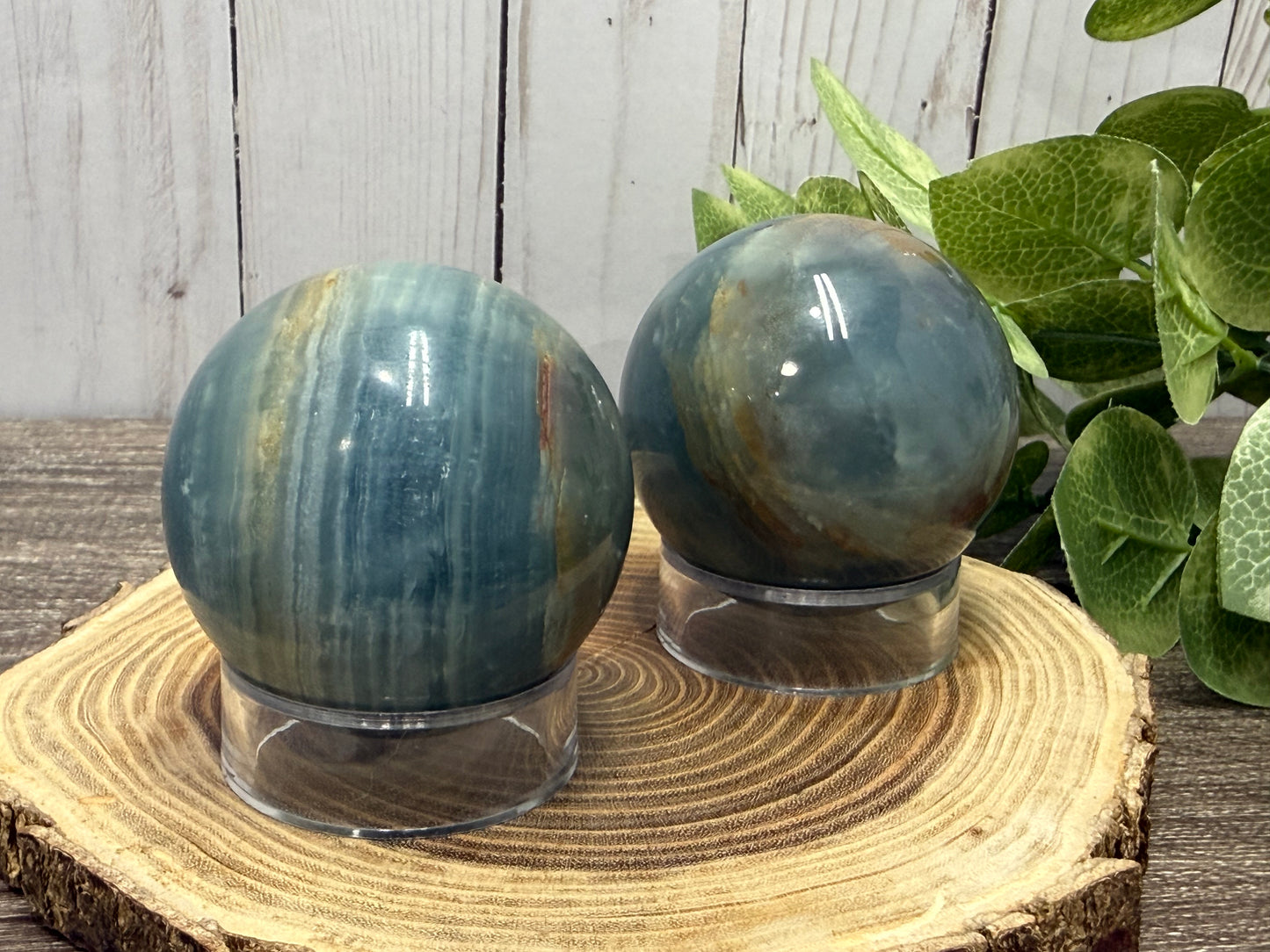 Blue Onyx Spheres