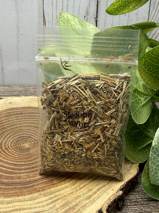 St. John's Wort Leaf, organic - Magick Herbs (Bagged)