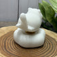 Cat Carvings - White Jade on Cloud That Spins