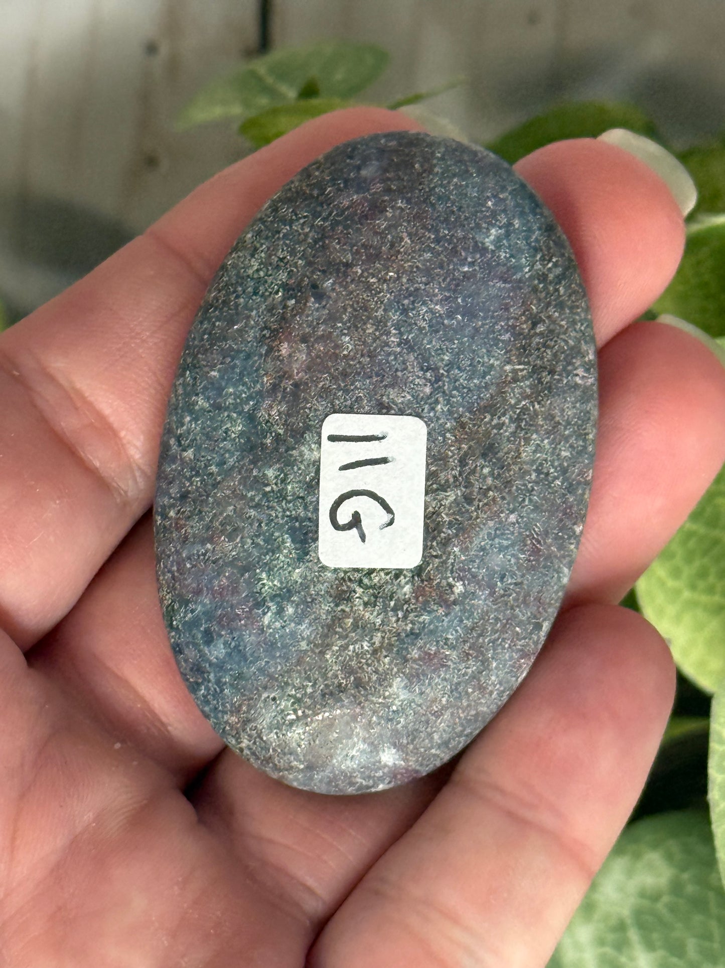 Ruby & Fuchsite Palm Stones